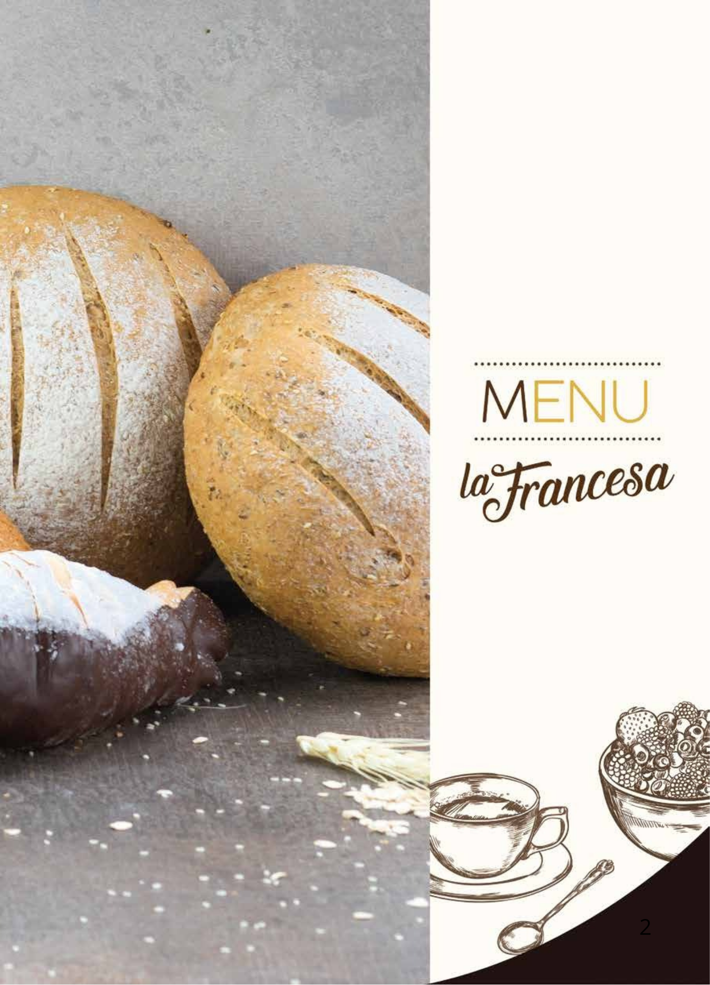 Menú Panadería La Francesa Especializada