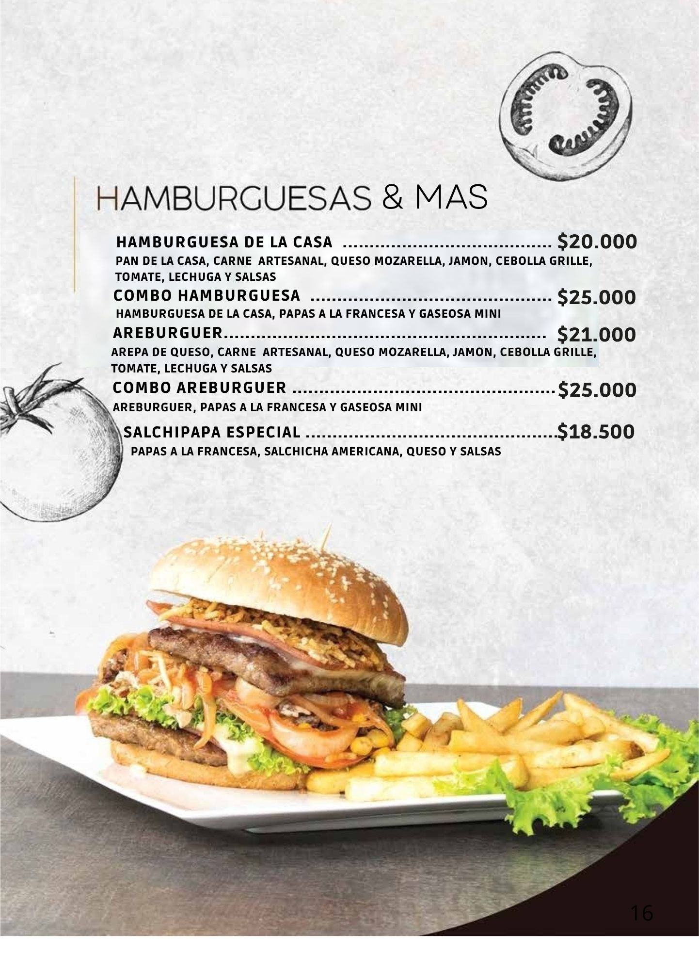 Menú Panadería La Francesa Especializada