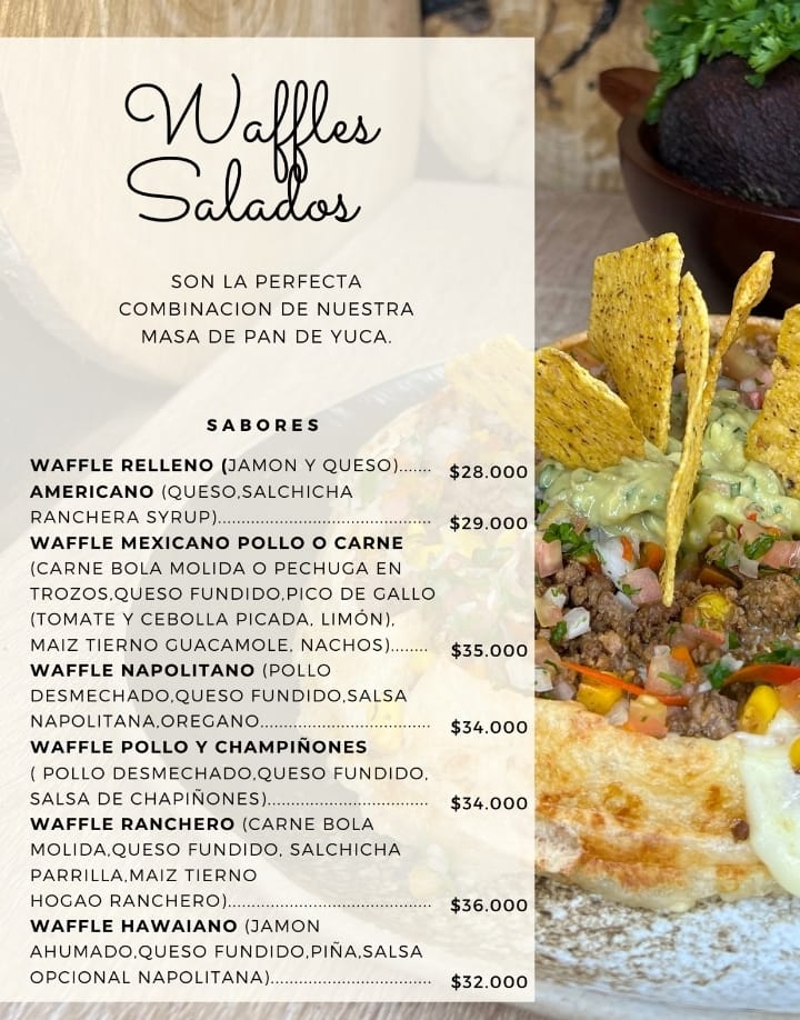 Menú Crepes factory