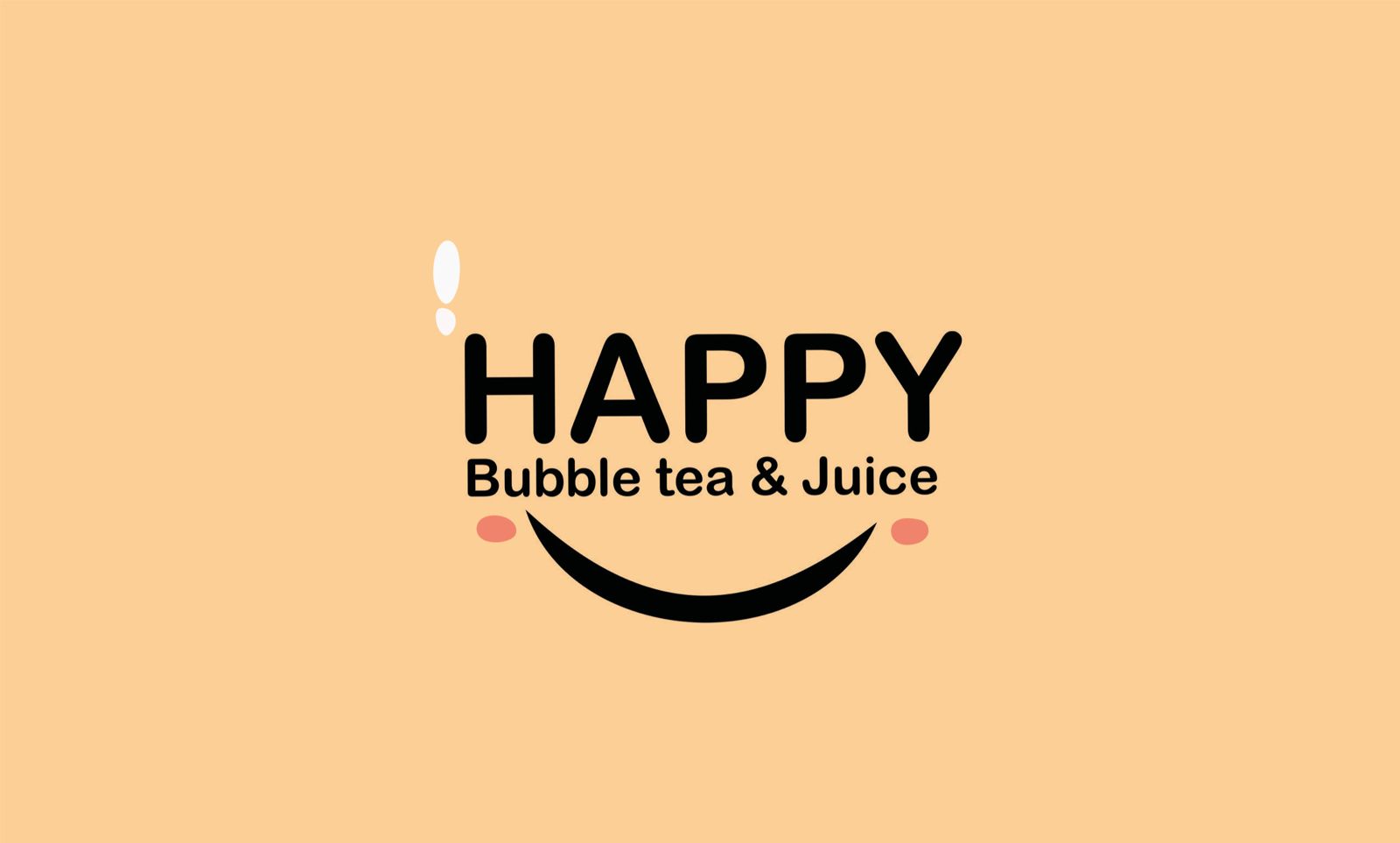 Happy bubble tea & juice