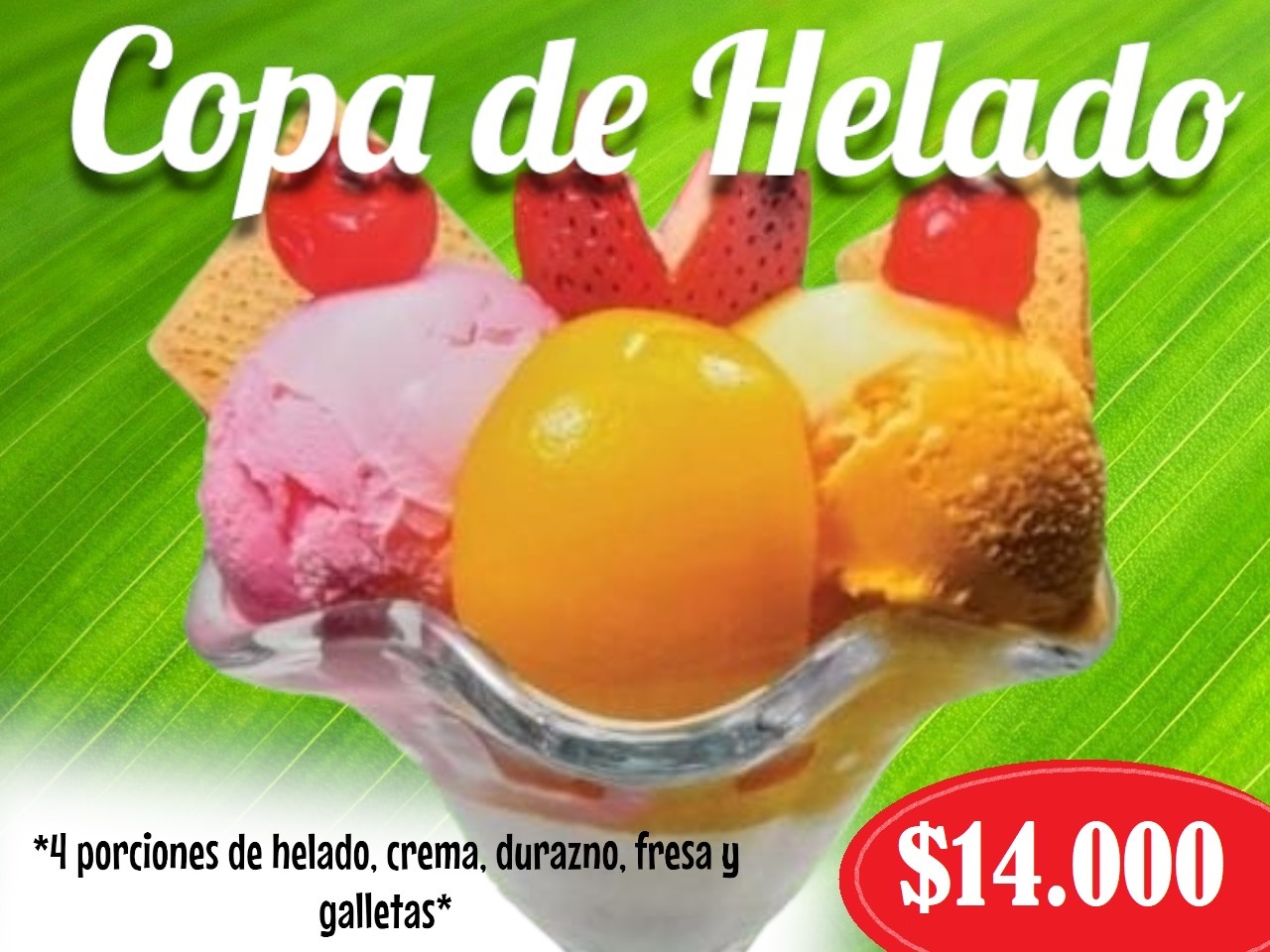 Menú Frutería La Especial