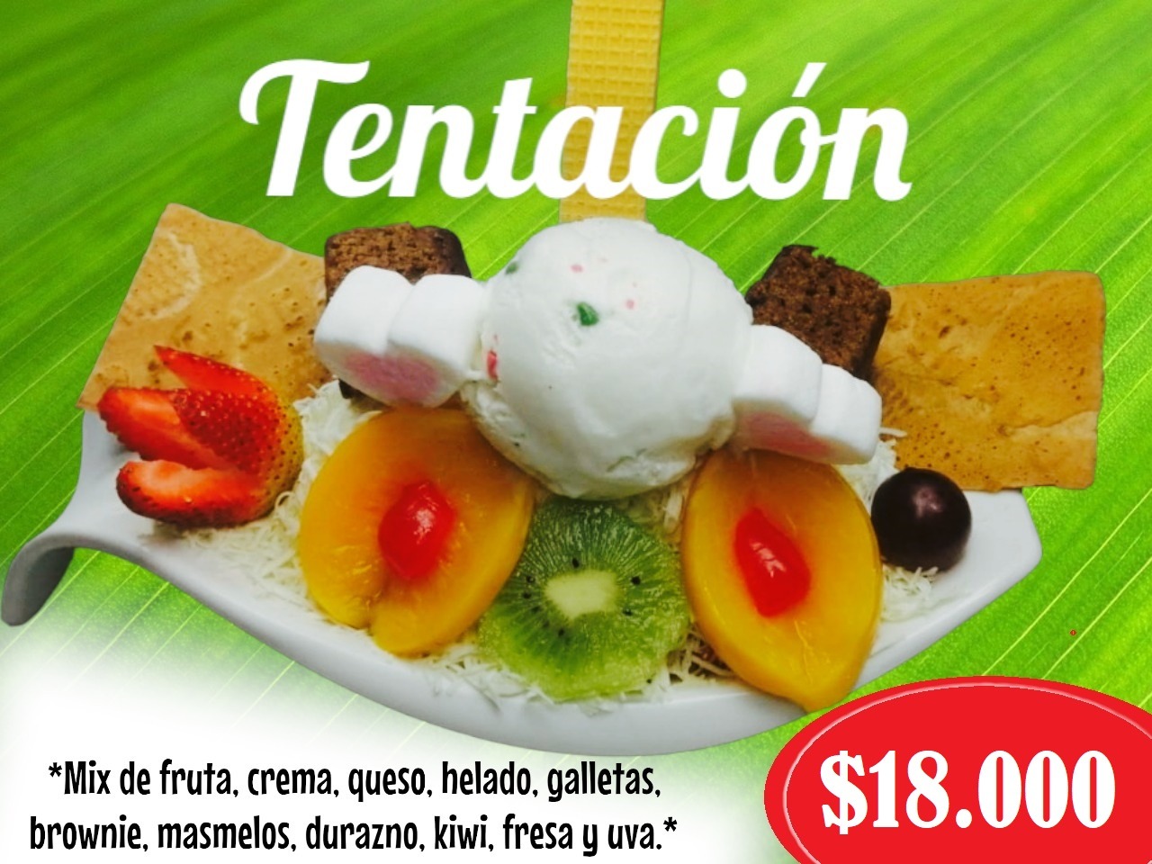 Menú Frutería La Especial