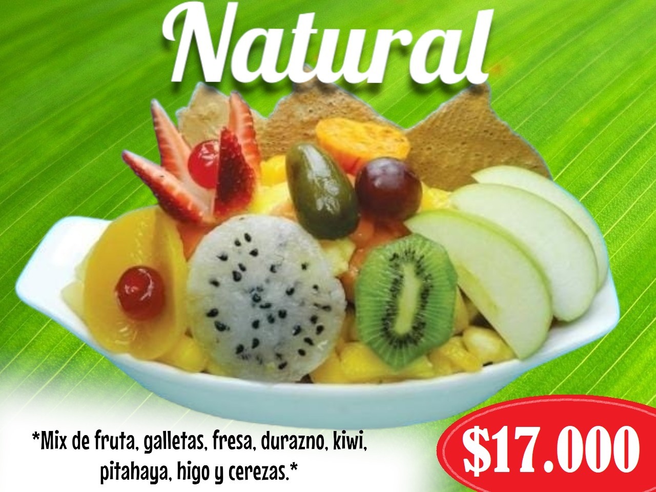 Menú Frutería La Especial
