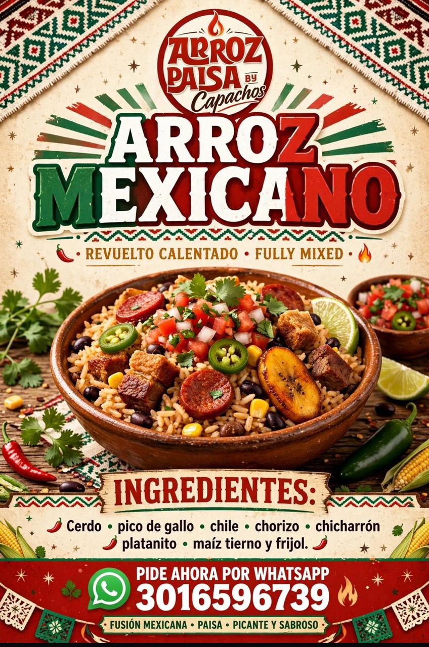 Menú Capachos asadero real
