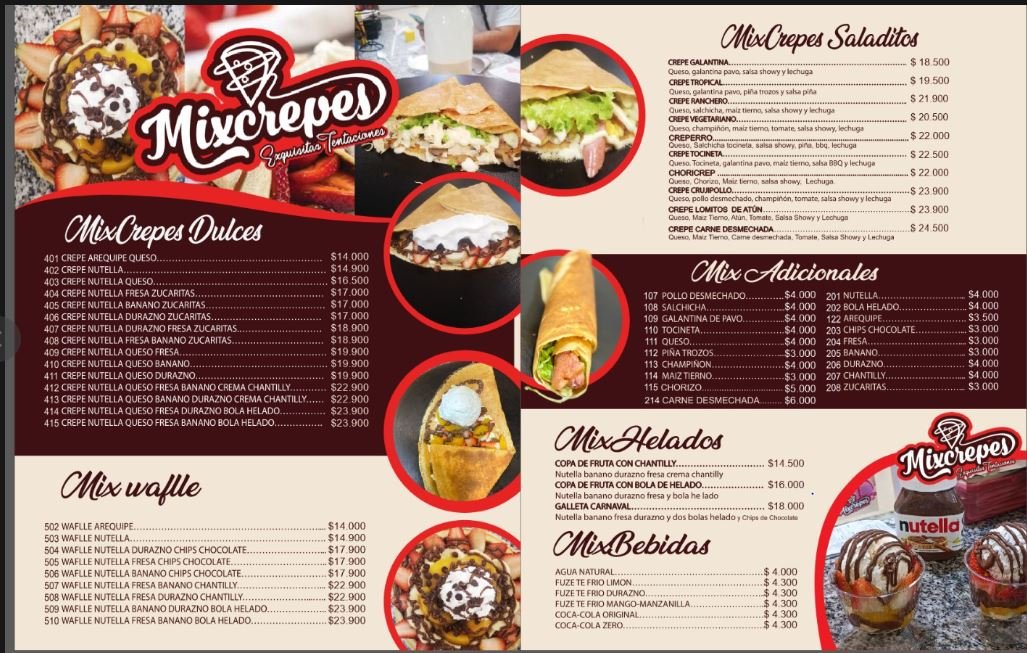Mixcrepes s.a.s - Domicilios en Fusagasugá | Otros