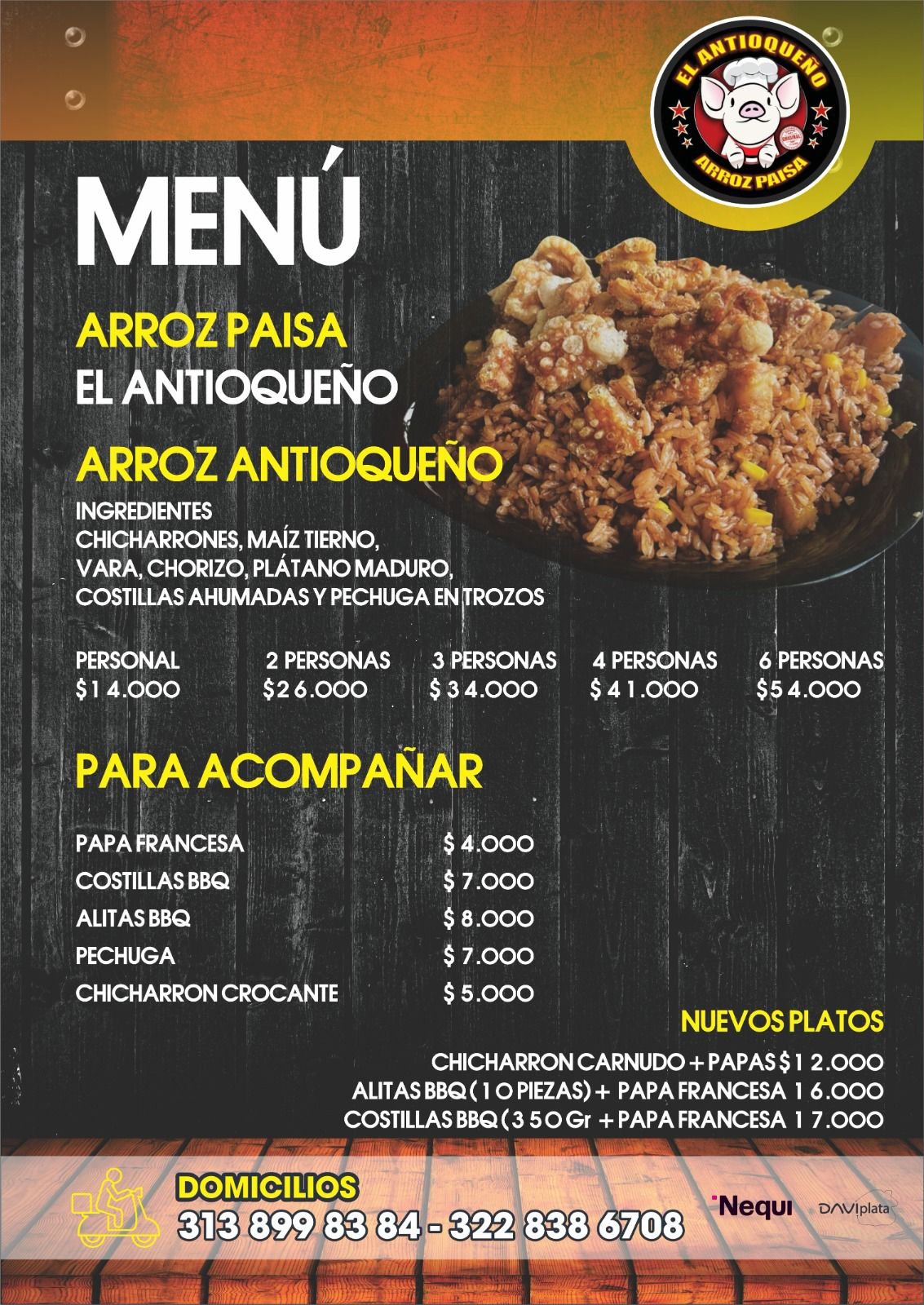 El antioqueño - Domicilios en Fusagasugá | Restaurantes
